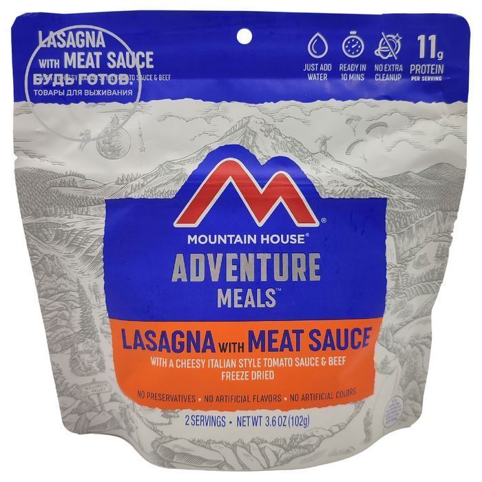 Mountain House Маунтин Хаус LASAGNA with MEAT SAUCE 102 г с доставкой по России и в Казахстан | BreadyФото 6