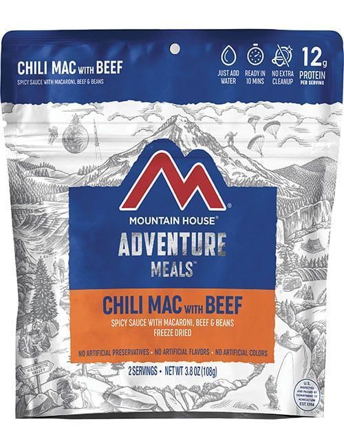 Макароны с говядиной чили Mountain House Маунтин Хаус CHILI MAC with BEEF 108 г с доставкой по России | BreadyФото 0