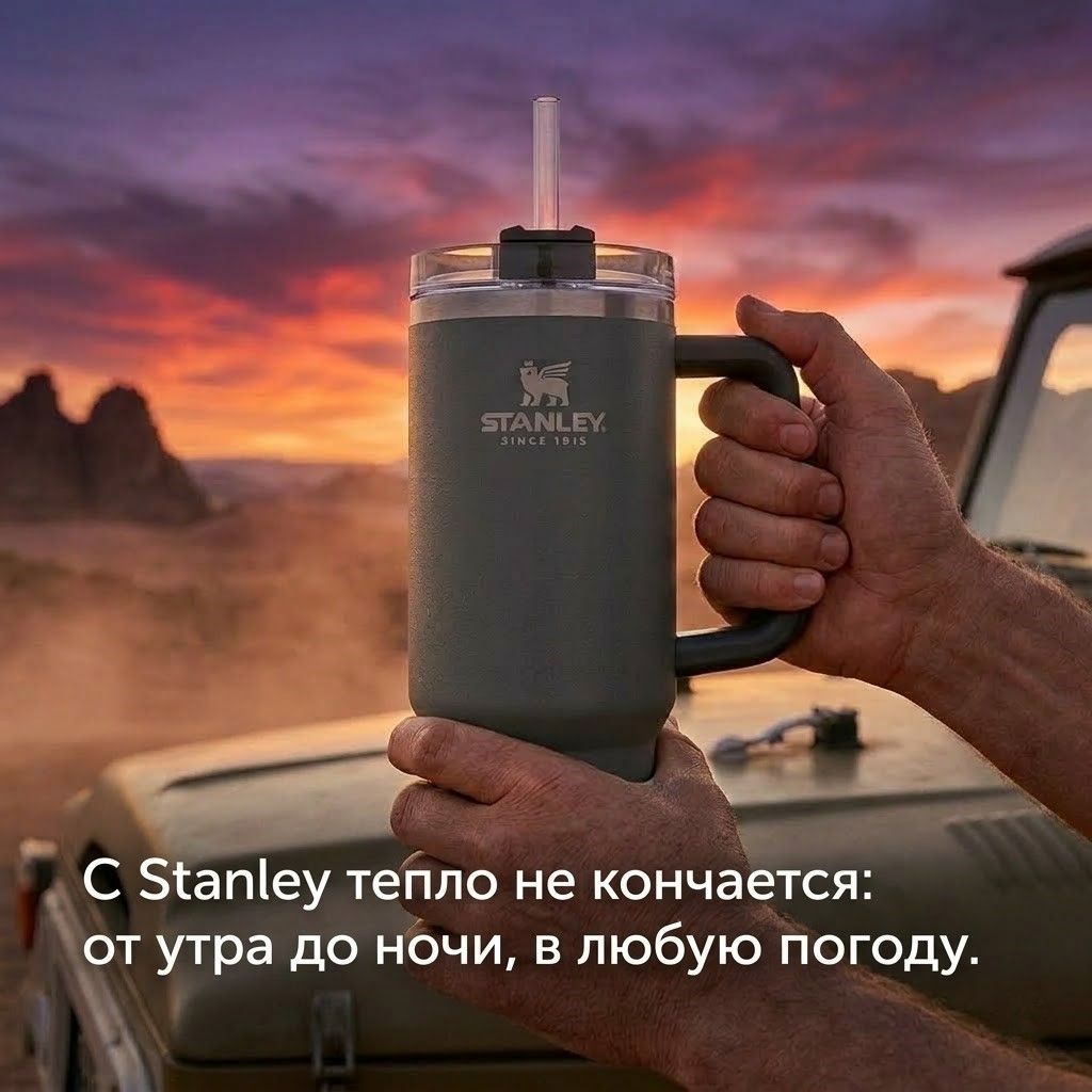 Термокружка STANLEY FLOWSTATE TUMBLER 10-11912-001 уголь 887 ML с доставкой по России | BreadyФото 4