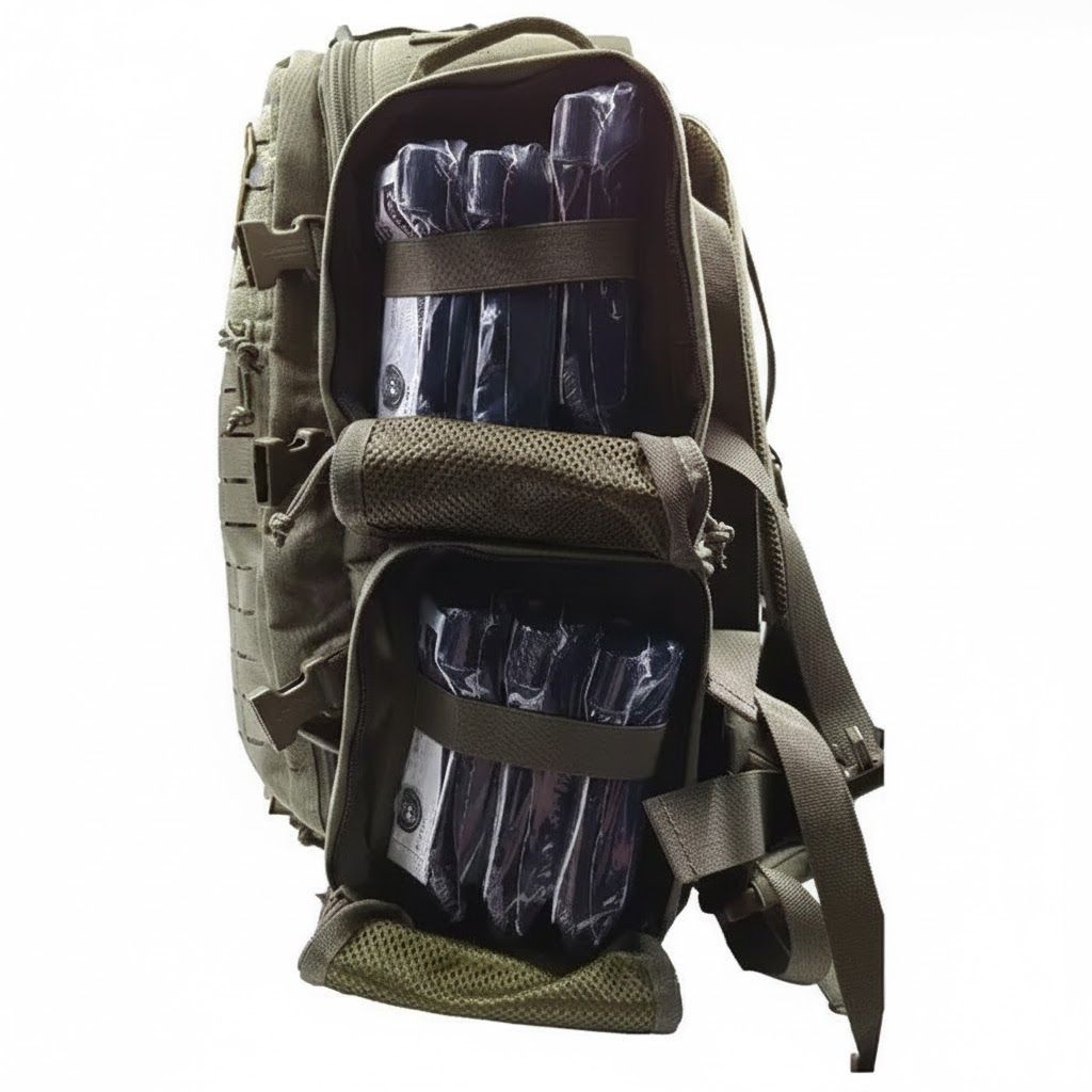 Аптечка рюкзак тактический с наполнением R40 Rhino Rescue 40 литров (олива) с доставкой по России | BreadyФото 4
