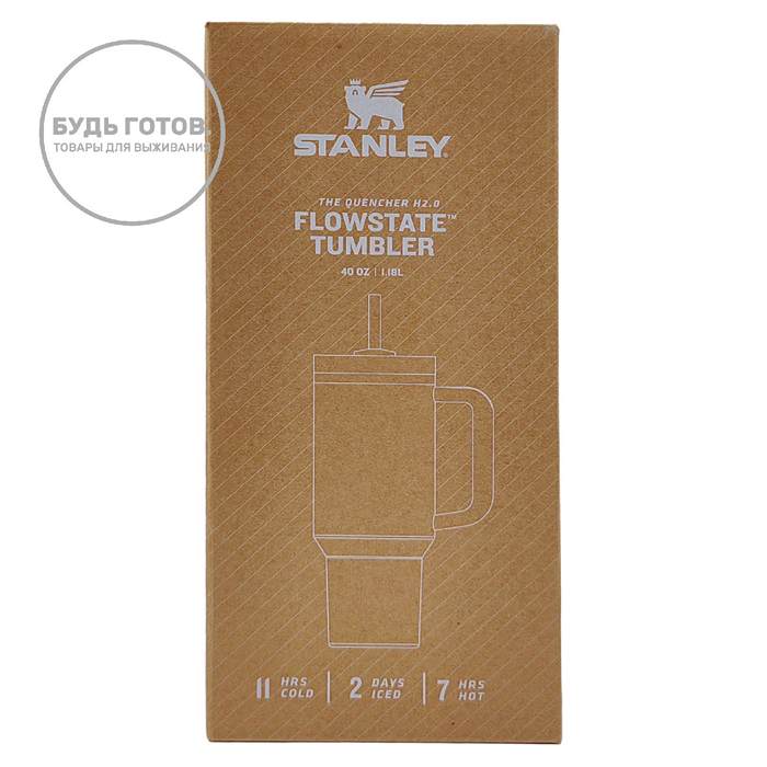 Термокружка STANLEY THE QUENCHER H2.0 FLOWSTATE TUMBLER, серый-камень 1,18L 10-11913-082 с доставкой по России и в Казахстан | BreadyФото 4