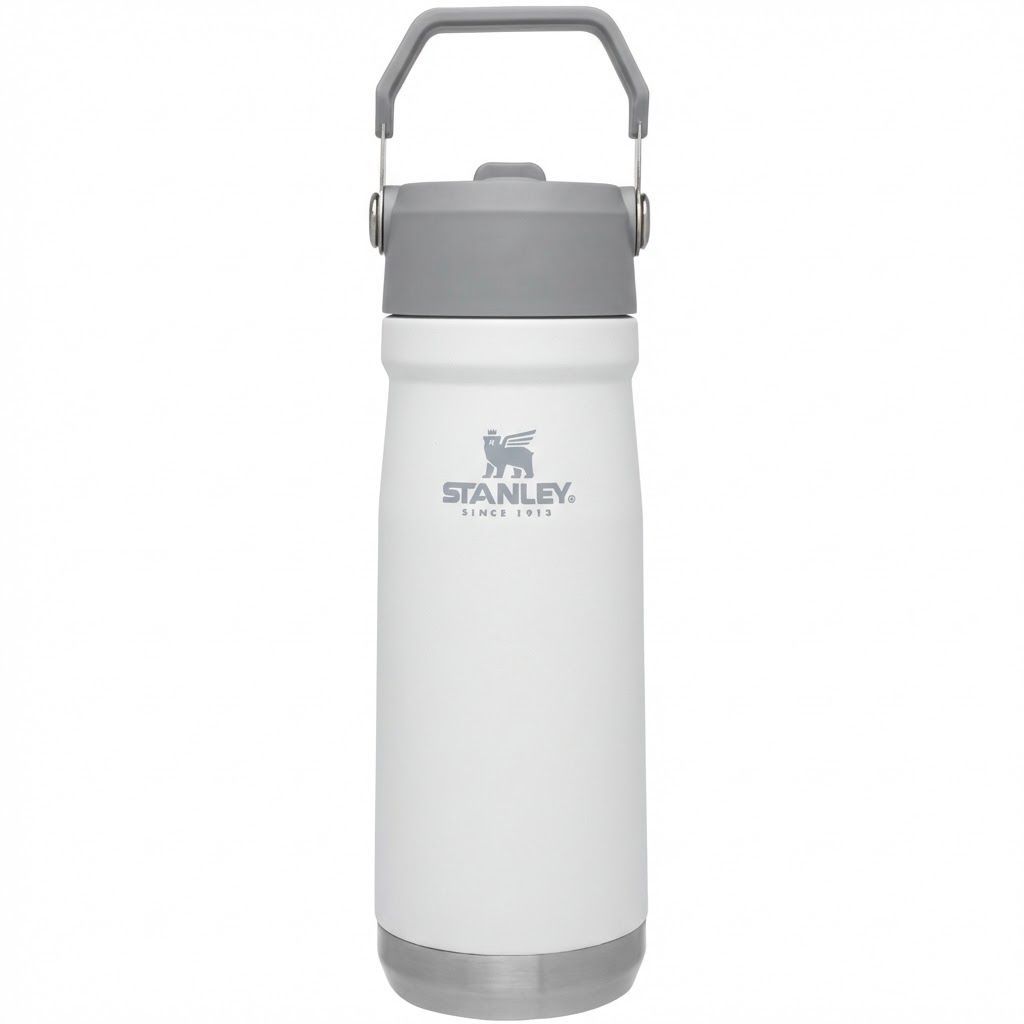 Термокружка STANLEY THE ICEFLOW™ FLIP STRAW WATER BOTTLE (белая), 500 ml, 10-09991-072 с доставкой по России | BreadyФото 0