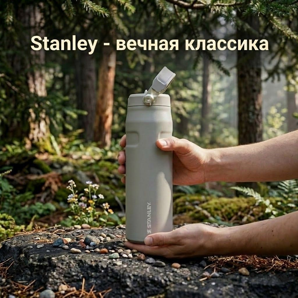 Термобутылка STANLEY The IceFlow™ Bottle 710 ml (10-13647-001) ash пепел с доставкой по России | BreadyФото 4
