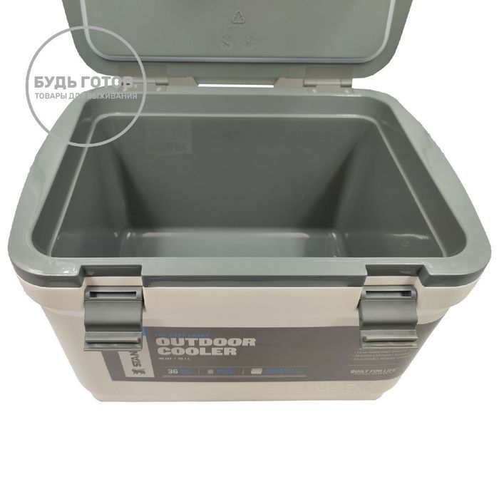 Термобокс Stanley Adventure Easy Carry Outdoor Cooler 15,1L (белый) 10-01623-118 с доставкой по России и в Казахстан | BreadyФото 0