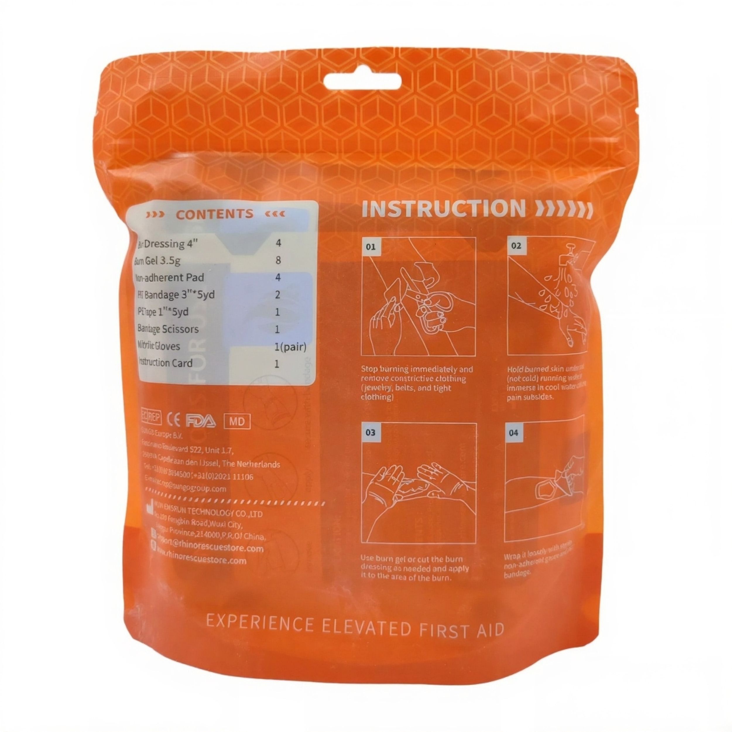 Набор для оказания первой помощи при ожогах Burn Kit RHINO RESCUE CPTK0007 с доставкой по России | BreadyФото 1