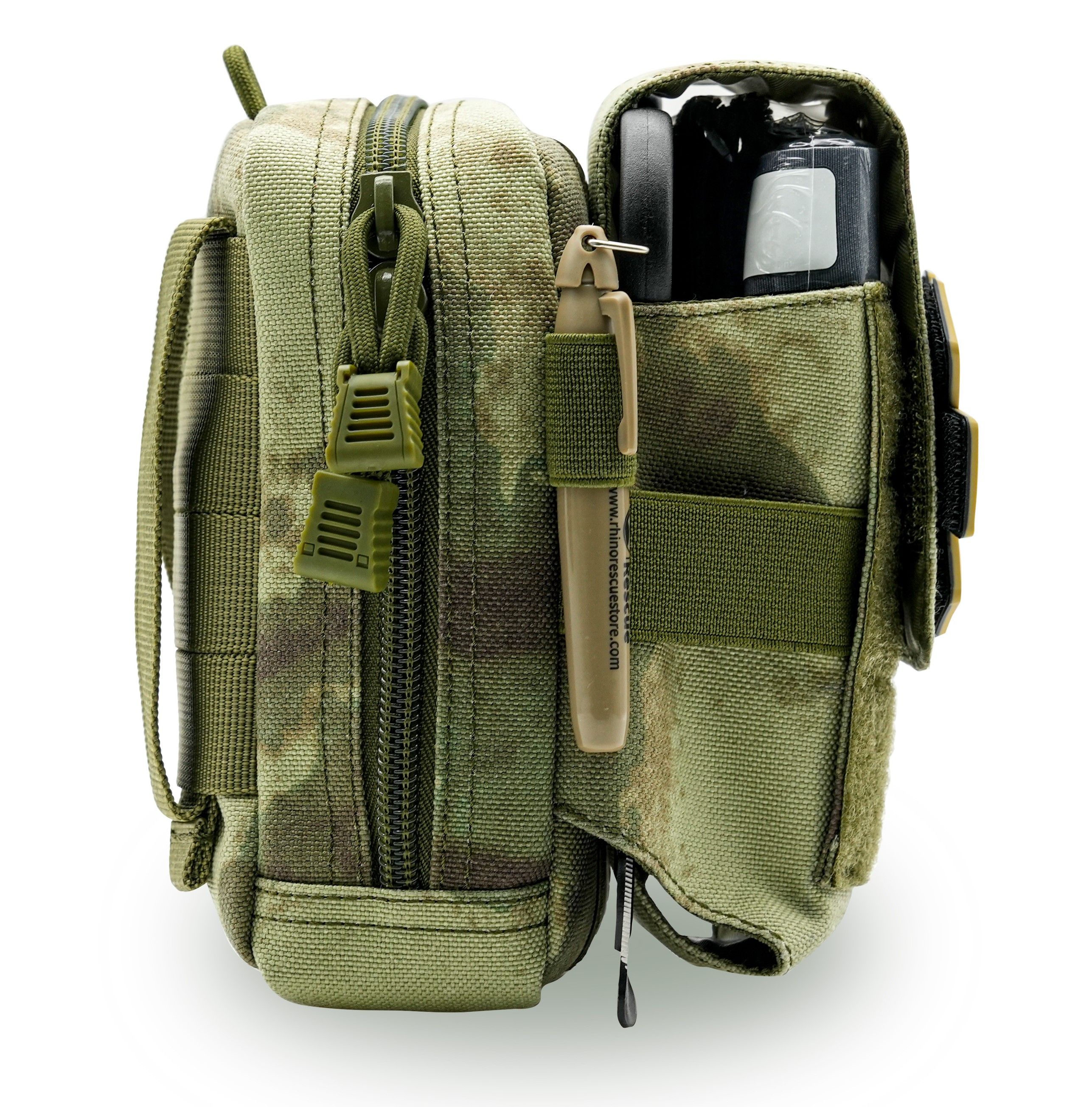 Тактическая аптечка первой помощи RHINO Rescue Tactical Bag Outdoor Molle Military (мох) с доставкой по России | BreadyФото 3