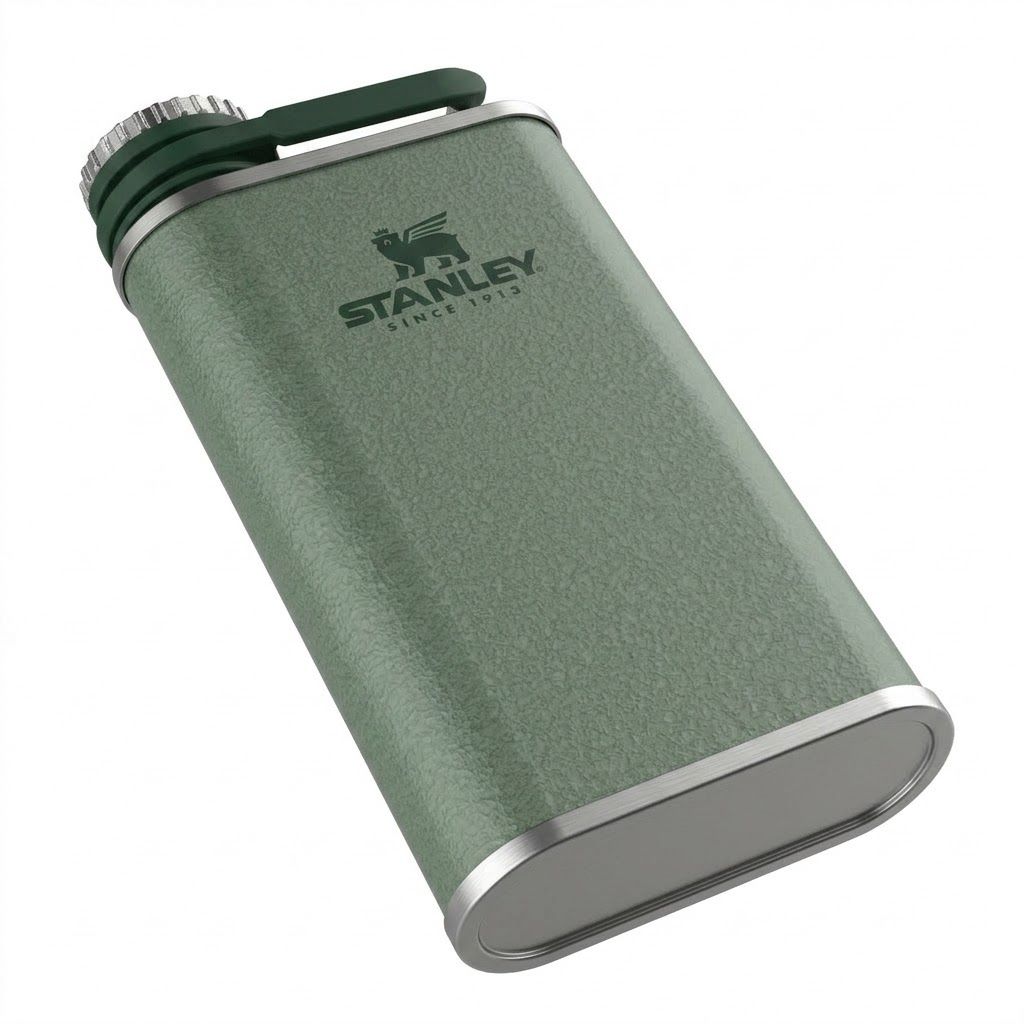 Фляга STANLEY Adventure Pre-party Flask 10-01695-034 темно-зеленая 148mL с доставкой по России | BreadyФото 2