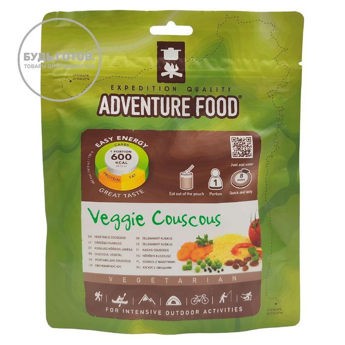 Овощной Кускус Adventure food VEGGIE COUSCOUS 155г с доставкой по России | BreadyФото 0