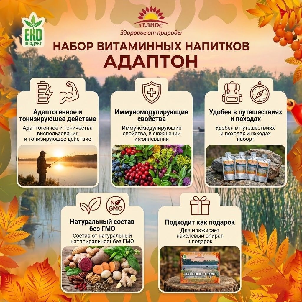 Набор витаминных напитков "Для настоящих мужчин" 120 г с доставкой по России | BreadyФото 1