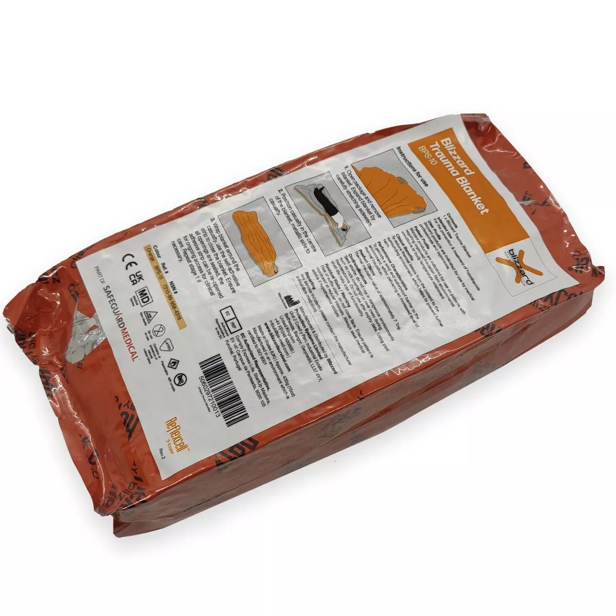 Покрывало-мешок спасательное Blizzard Survival Blanket BPS-10 (оранжевое) с доставкой по России | BreadyФото 0