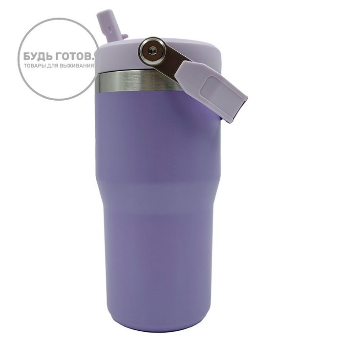 Термокружка Stanley The Iceflow Flip Straw Tumbler (Lavender), 10-09994-210, 591 мл с доставкой по России и в Казахстан | BreadyФото 2