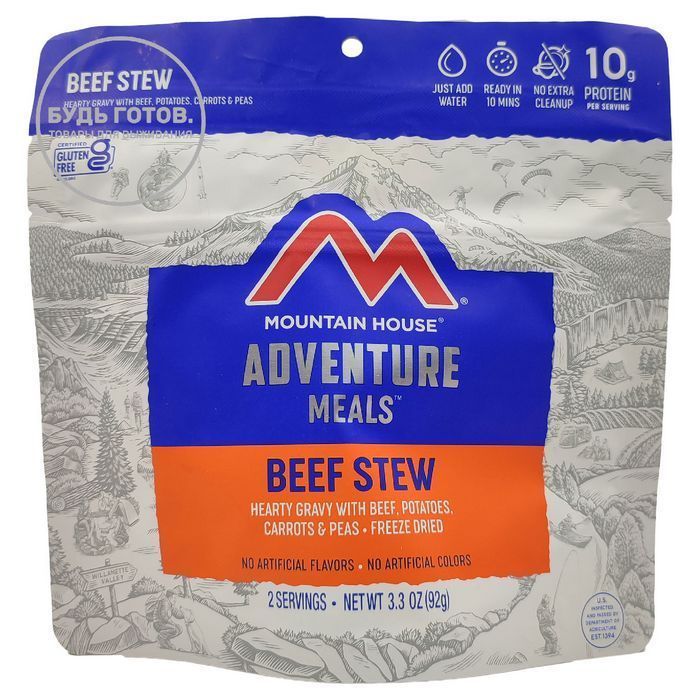 Жаркое из говядины Mountain House Маунтин Хаус BEEF STEW 92 г с доставкой по России и в Казахстан | BreadyФото 0