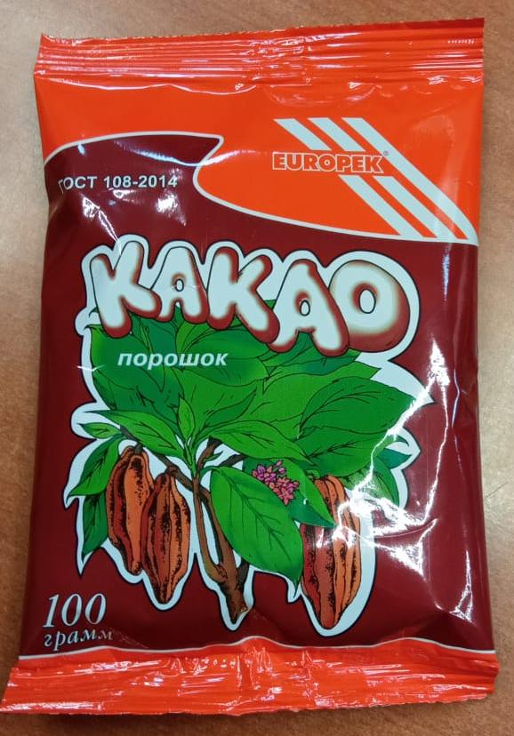 Какао-порошок "Европек" 100 г с доставкой по России и в Казахстан | BreadyФото 2