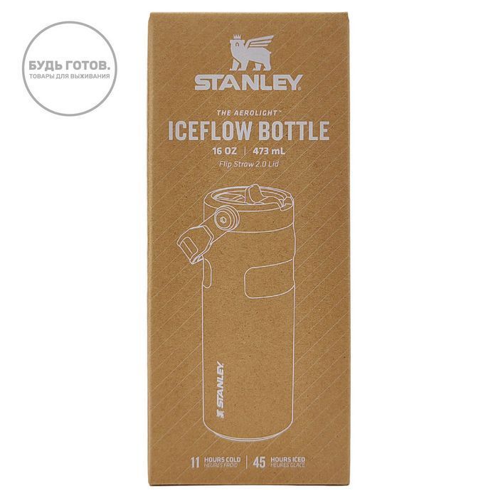 Stanley aerolight iceflow bottle 473 ml ash 10-12979-001 с доставкой по России и в Казахстан | BreadyФото 5