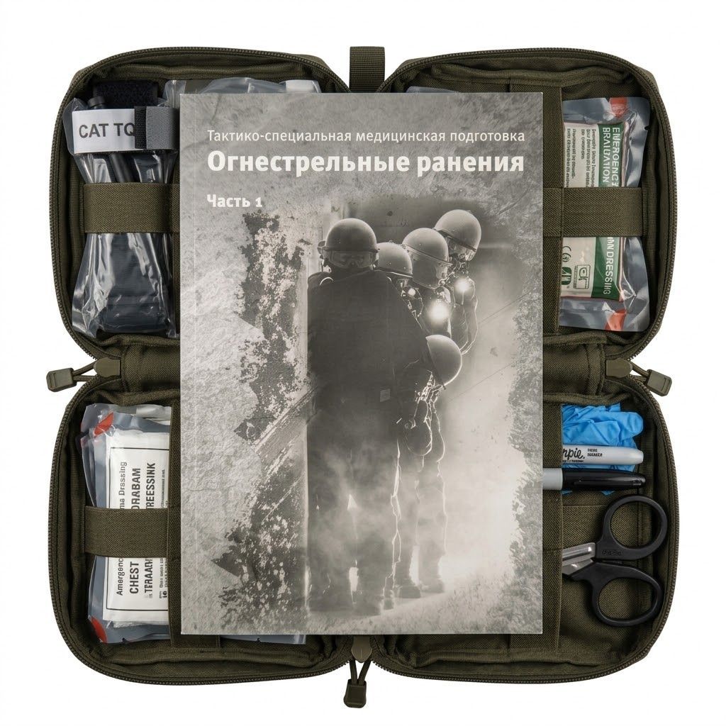 Тактико-специальная медицинская подготовка. Огнестрельные ранения. Часть 1. Скорик Ю.В., Зарипова З.А. с доставкой по России | BreadyФото 1