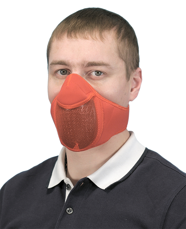 Тепловая маска Полумаска арт. ТМ 2.2 (красный) САЙВЕР|SAYVER с доставкой по России и в Казахстан | BreadyФото 0