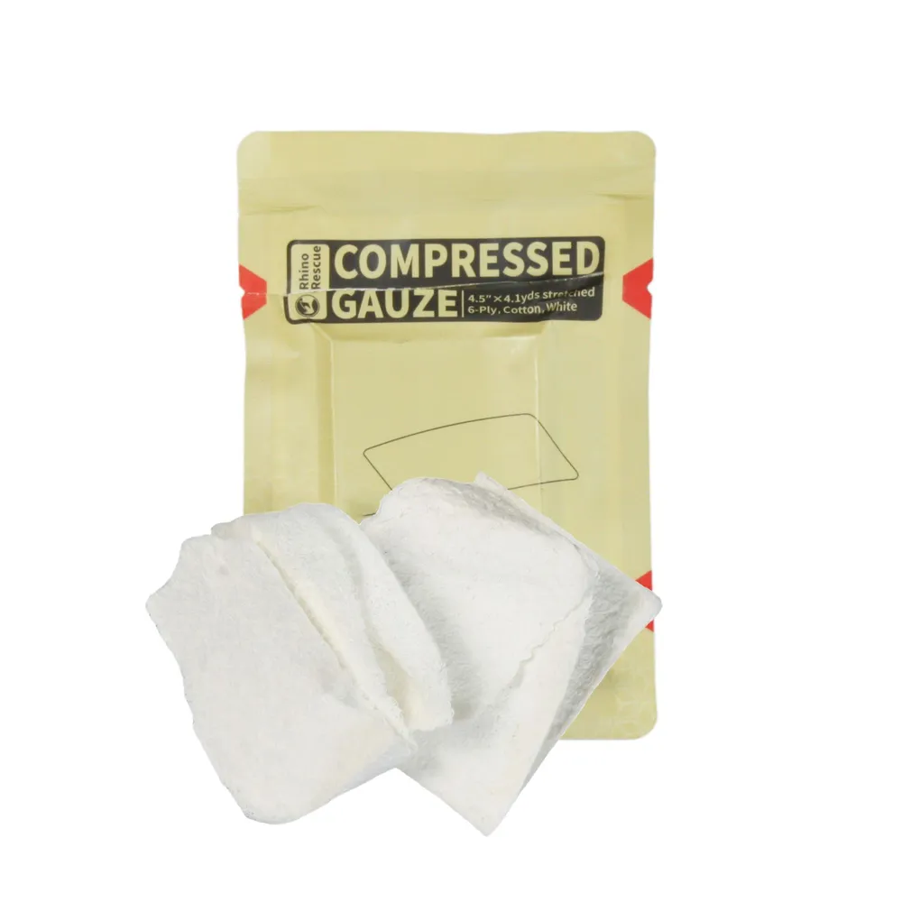 Компрессионный бинт марлевая повязка RHINO Rescue Compressed Gauze с доставкой по России | BreadyФото 7