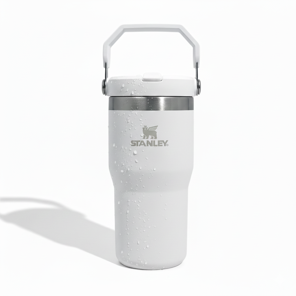 Термокружка Stanley The Iceflow Flip Straw Tumbler (белый), 10-09994-288, 591 мл с доставкой по России | BreadyФото 0