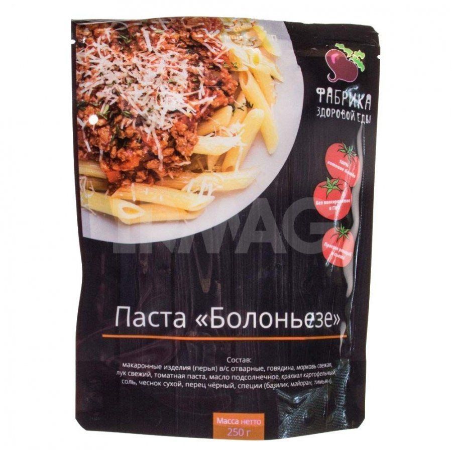 Паста Болоньезе "Фабрика здоровой еды" 250 г с доставкой по России и в Казахстан | BreadyФото 0
