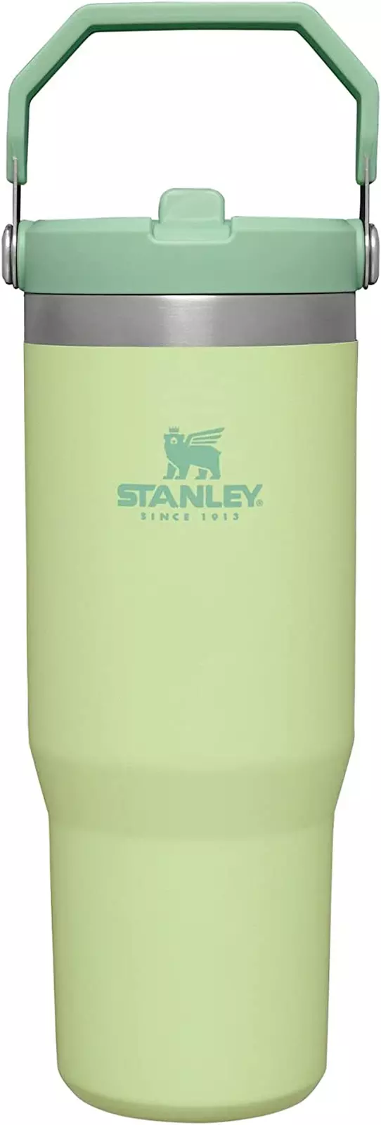 Стакан IceFlow Flip Straw Tumbler STANLEY, 887 ml,10-09993-396 (цвет Citron) с доставкой по России и в Казахстан | BreadyФото 2