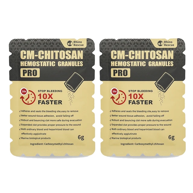 Гранулы гемостатические хитозановые PRO RHINO Rescue PZKJ0003  6 гр. с доставкой по России | BreadyФото 5