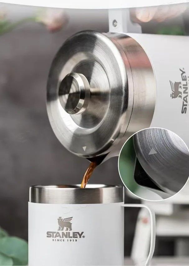 Френч-пресс Stanley Classic The Stay-Hot French Press 1,4L (белый) 10-02888-034 с доставкой по России | BreadyФото 5