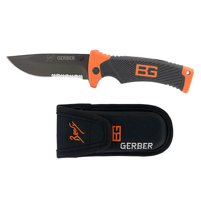 BEAR GRYLLS FOLDING KNIFE - SERRATED с доставкой по России и в Казахстан | BreadyФото 0