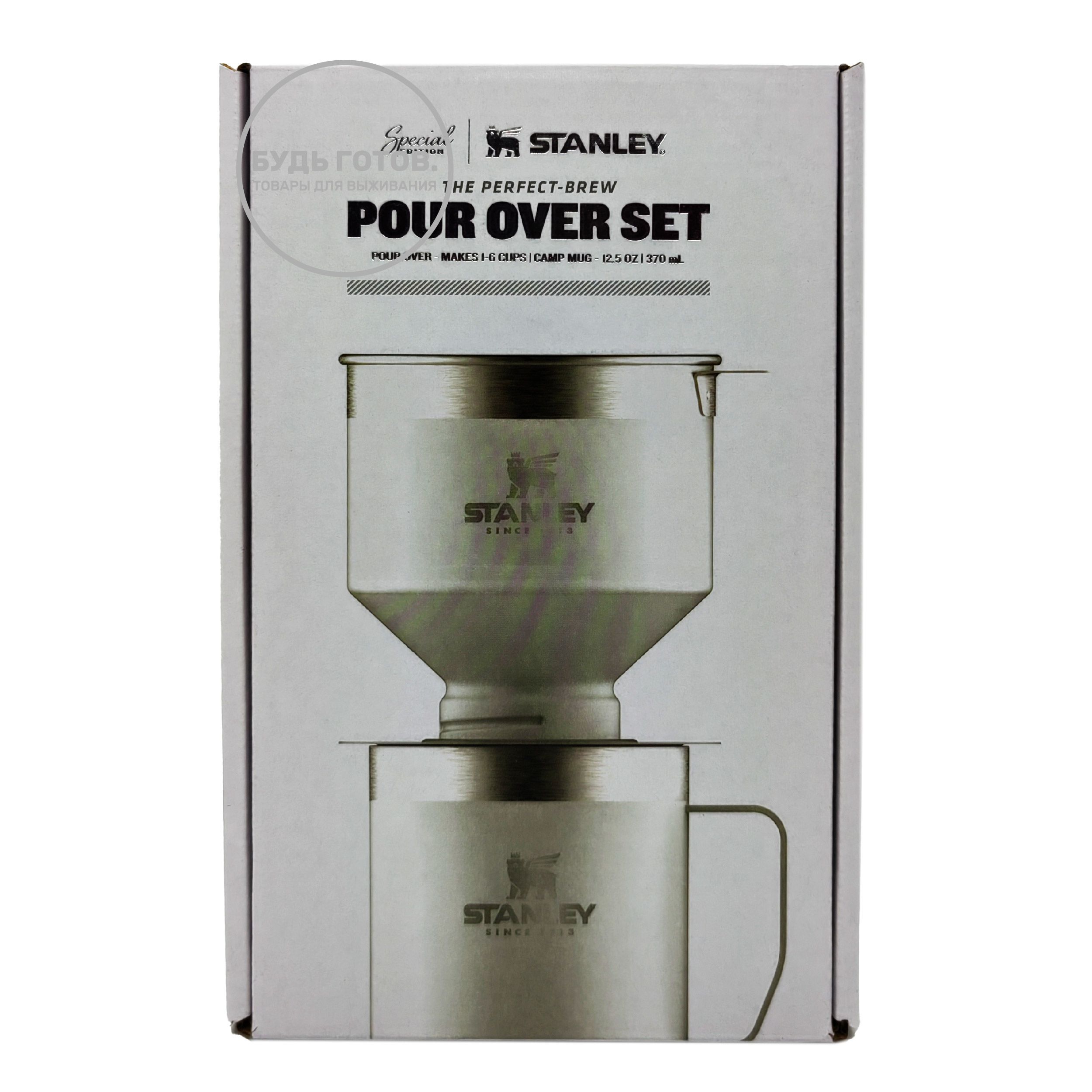 Походная кофеварка STANLEY Perfect Brew Pour Over Set 10-09566-034 белая с доставкой по России и в Казахстан | BreadyФото 5