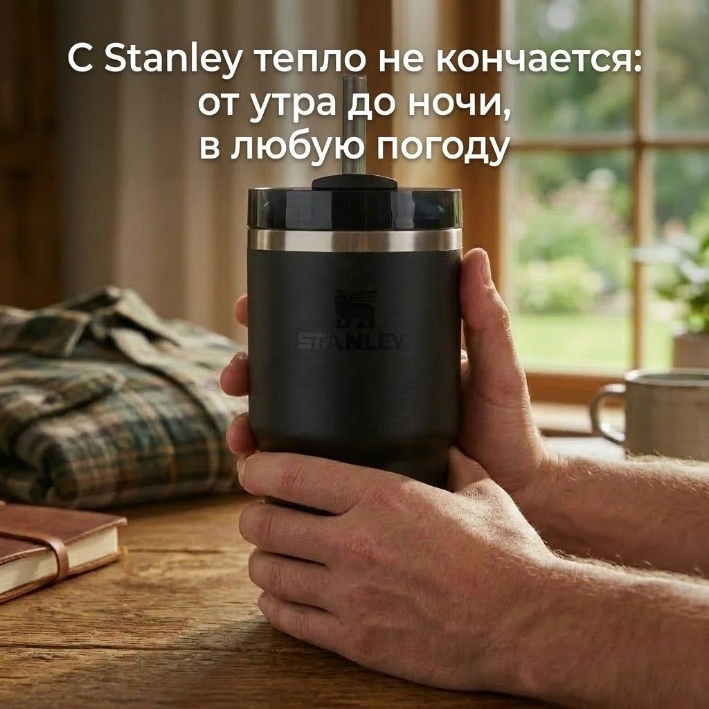 ТЕРМОКРУЖКА STANLEY ADVENTURE QUENCHER H2.0 FLOWSTATE TUMBLER 10-11911-015 (черная) 591ML с доставкой по России | BreadyФото 4