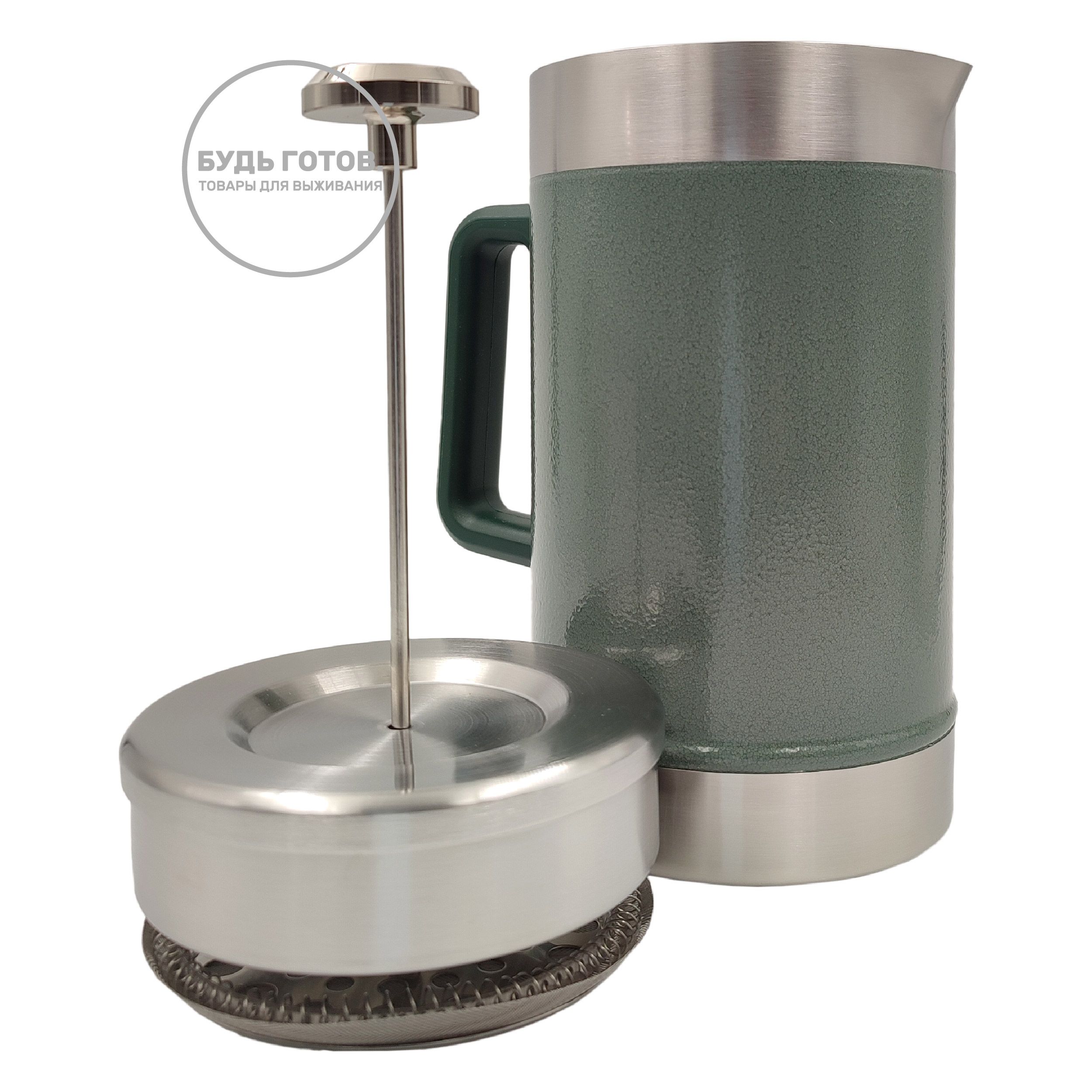 Френч-пресс Stanley Classic The Stay-Hot French Press 1,6L (тёмно-зелёный) 10-02888-033 с доставкой по России и в Казахстан | BreadyФото 1