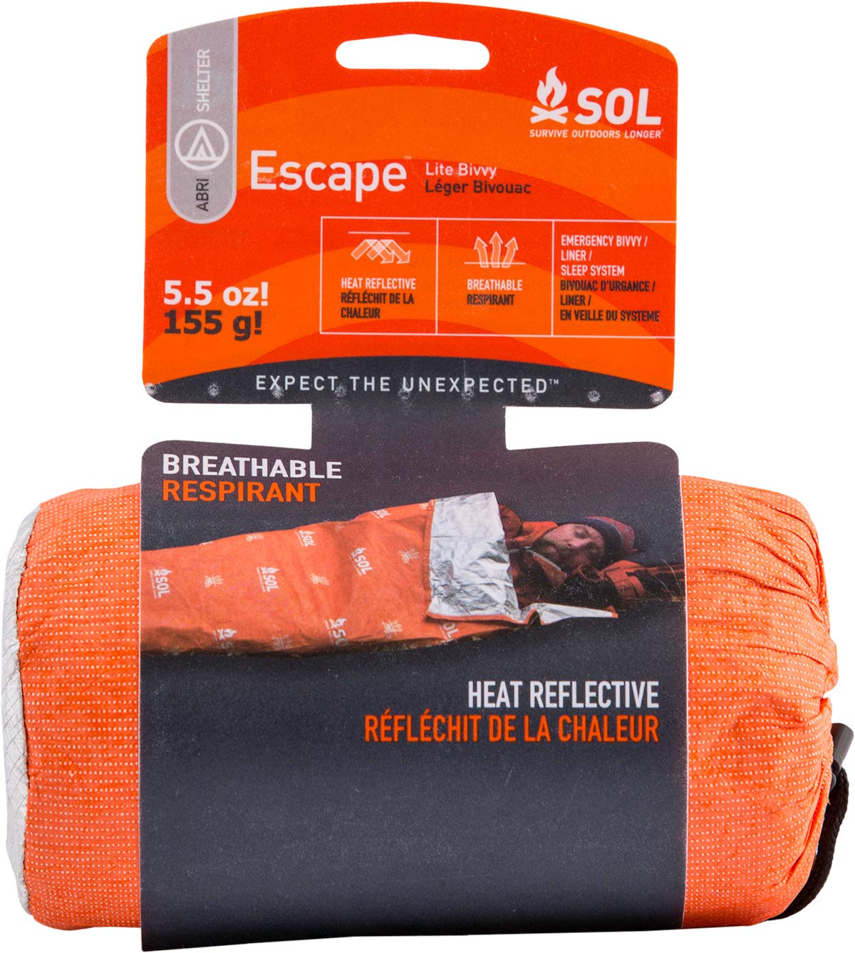 Спасательный спальный мешок дышащий SOL Escape Bivvy с доставкой по России и в Казахстан | BreadyФото 2