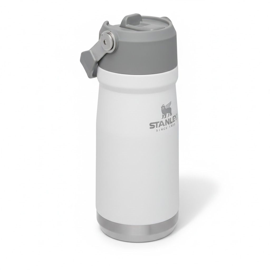Термокружка STANLEY THE ICEFLOW™ FLIP STRAW WATER BOTTLE (белая), 500 ml, 10-09991-072 с доставкой по России | BreadyФото 2
