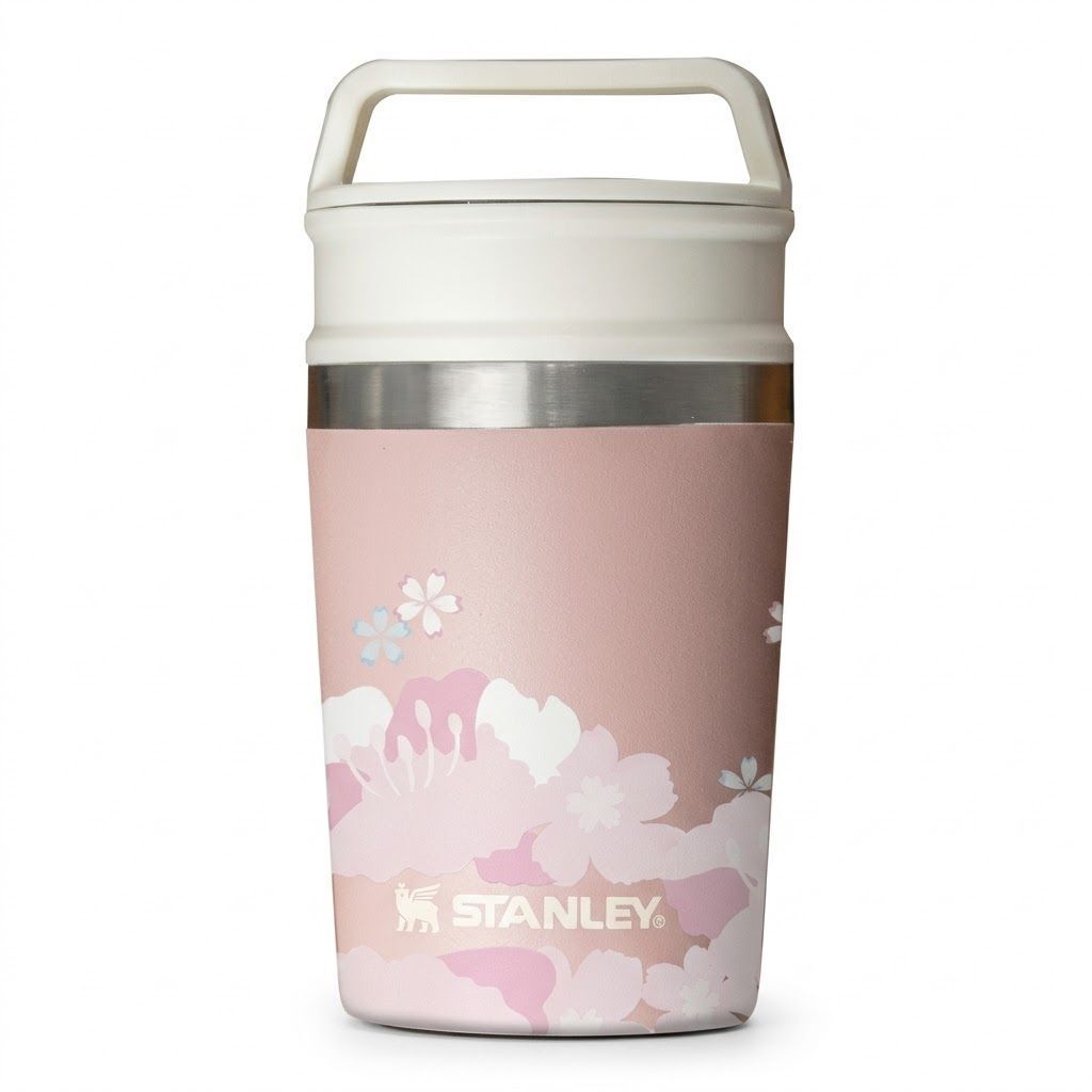 Термокружка Stanley Adventure Shortstack Travel Mug 235ml (розовая) 10-02887-088 с доставкой по России | BreadyФото 0