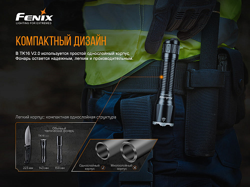 Фонарь Fenix TK16V20 Cree SST70 LED с доставкой по России и в Казахстан | BreadyФото 7