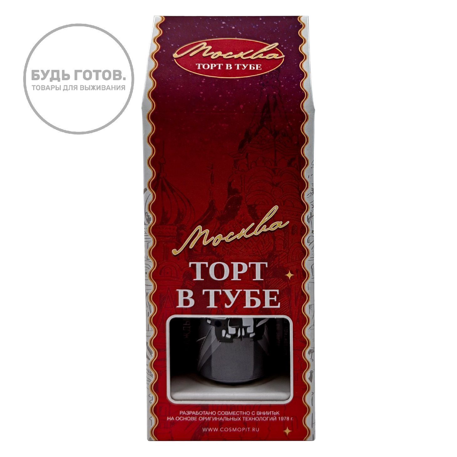 Космическое питание "Космопит" Торт Москва 115 г с доставкой по России | BreadyФото 0