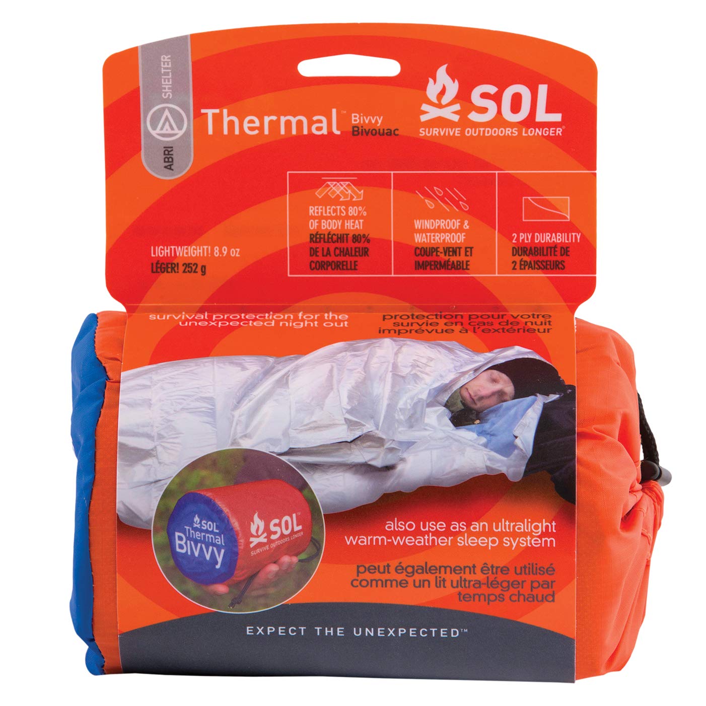 Спасательный спальный мешок дышащий SOL Thermal Bivvy с доставкой по России и в Казахстан | BreadyФото 2