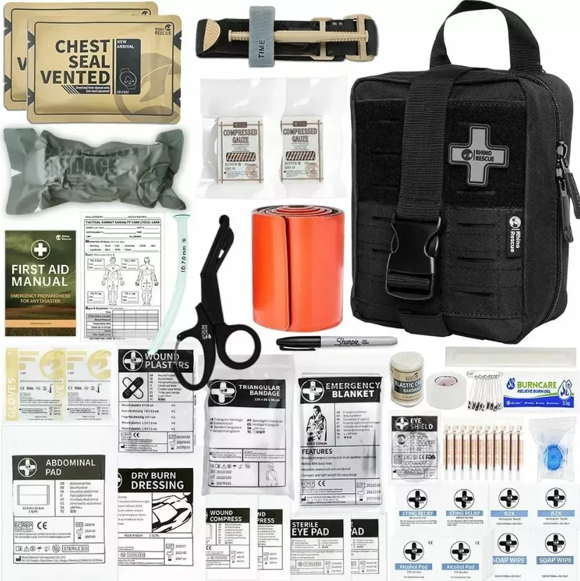 Аптечка тактическая Рино Rhino Rescue IFAK SE PRO (большая) Черная с доставкой по России | BreadyФото 4