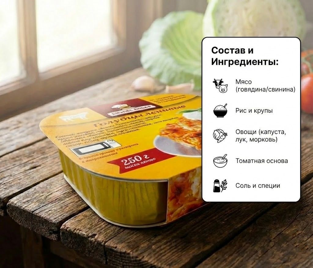 Ленивые голубцы  (Бизнес Повар) с доставкой по России | BreadyФото 1