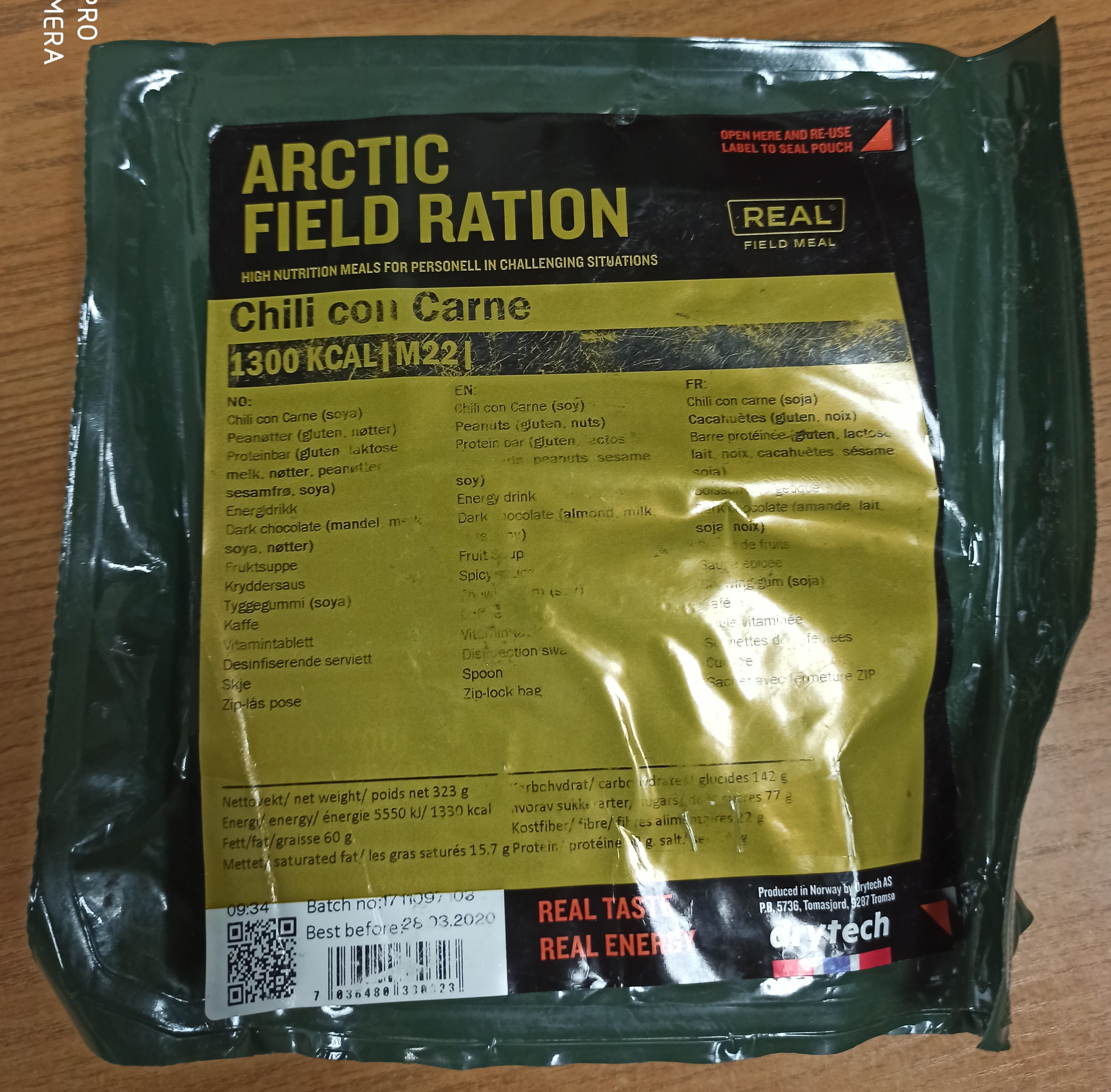 Норвежский арктический сухпай Arctic Field Ration с доставкой по России и в Казахстан | BreadyФото 2