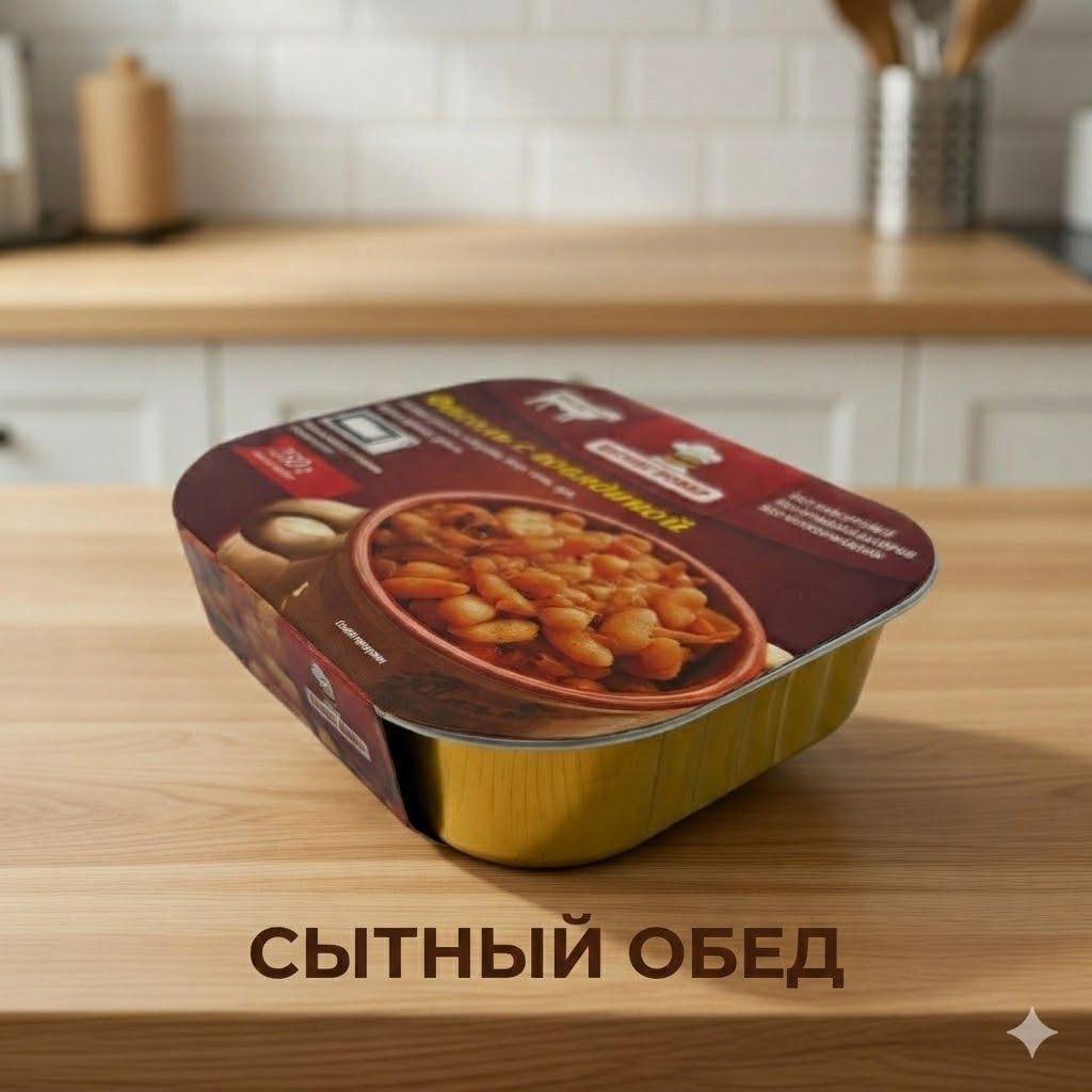 Фасоль с говядиной, Л4, 250 г (Бизнес Повар) с доставкой по России | BreadyФото 8