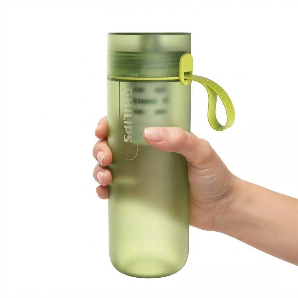 PHILIPS Бутылка-фильтр для туризма, серия Adventure AWP2722LIR/ 58 (зеленый) с доставкой по России | BreadyФото 4