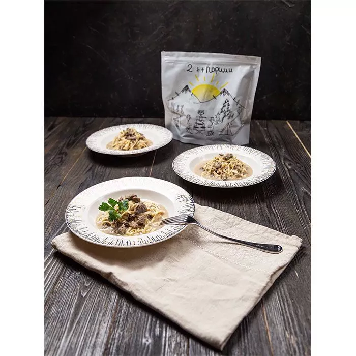 Бефстроганов сублимированный 2 порции 240 грамм СПЕЦДЕТАЛЬ с доставкой по России | BreadyФото 1