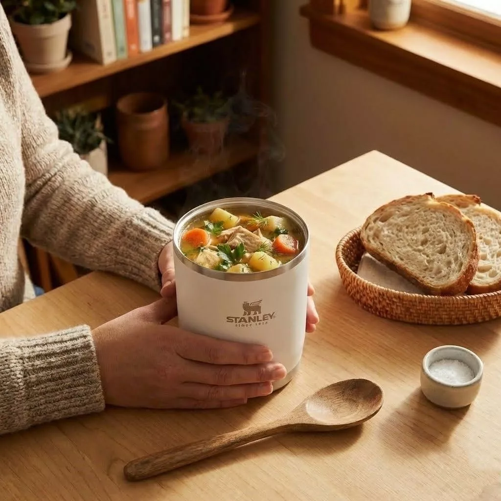 Термос для еды STANLEY ADVENTURE TO-GO FOOD JAR, белый,10-10836-013, 532 ml с доставкой по России | BreadyФото 5