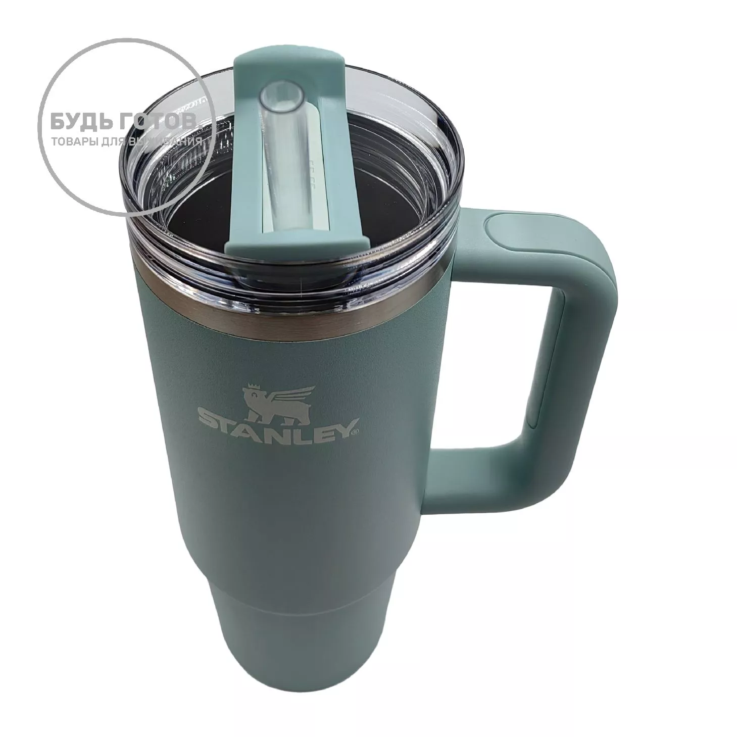 Термокружка STANLEY THE QUENCHER H2.0 FLOWSTATE TUMBLER 887 ml (морская пена seafoam), 10-11912-124 с доставкой по России | BreadyФото 3