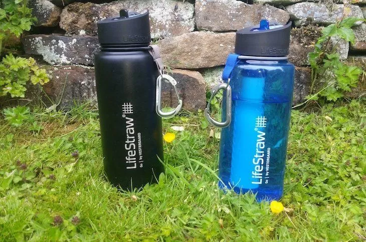 Бутылка с фильтром для воды LifeStraw Go 1L синяя с доставкой по России | BreadyФото 2