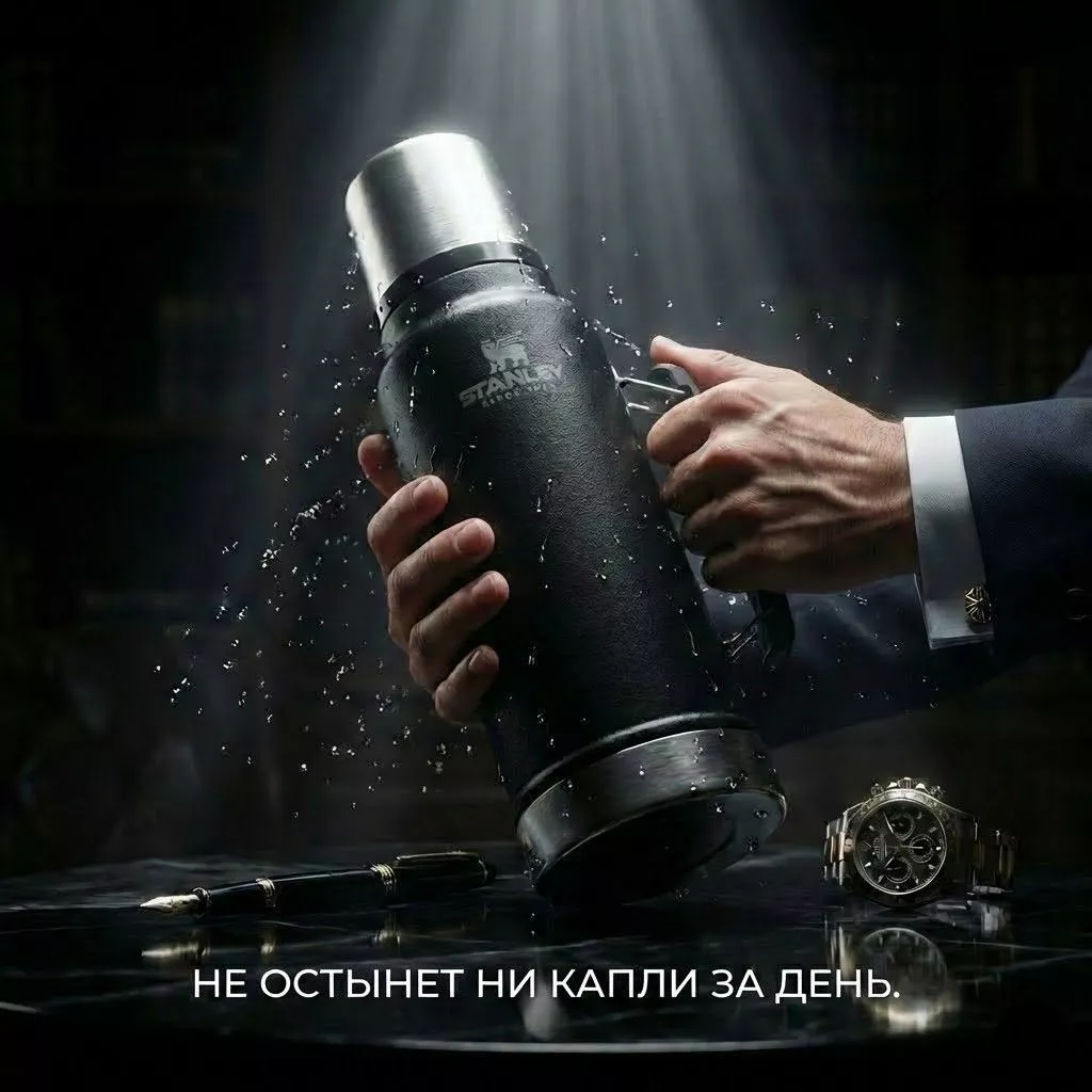 Термос STANLEY CLASSIC 10-12417-006 чёрный (black 2.0) 1,4L с доставкой по России | BreadyФото 6