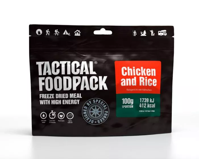 Курица с рисом Tactical Foodpack CHICKEN and RICE 100 г с доставкой по России | BreadyФото 0