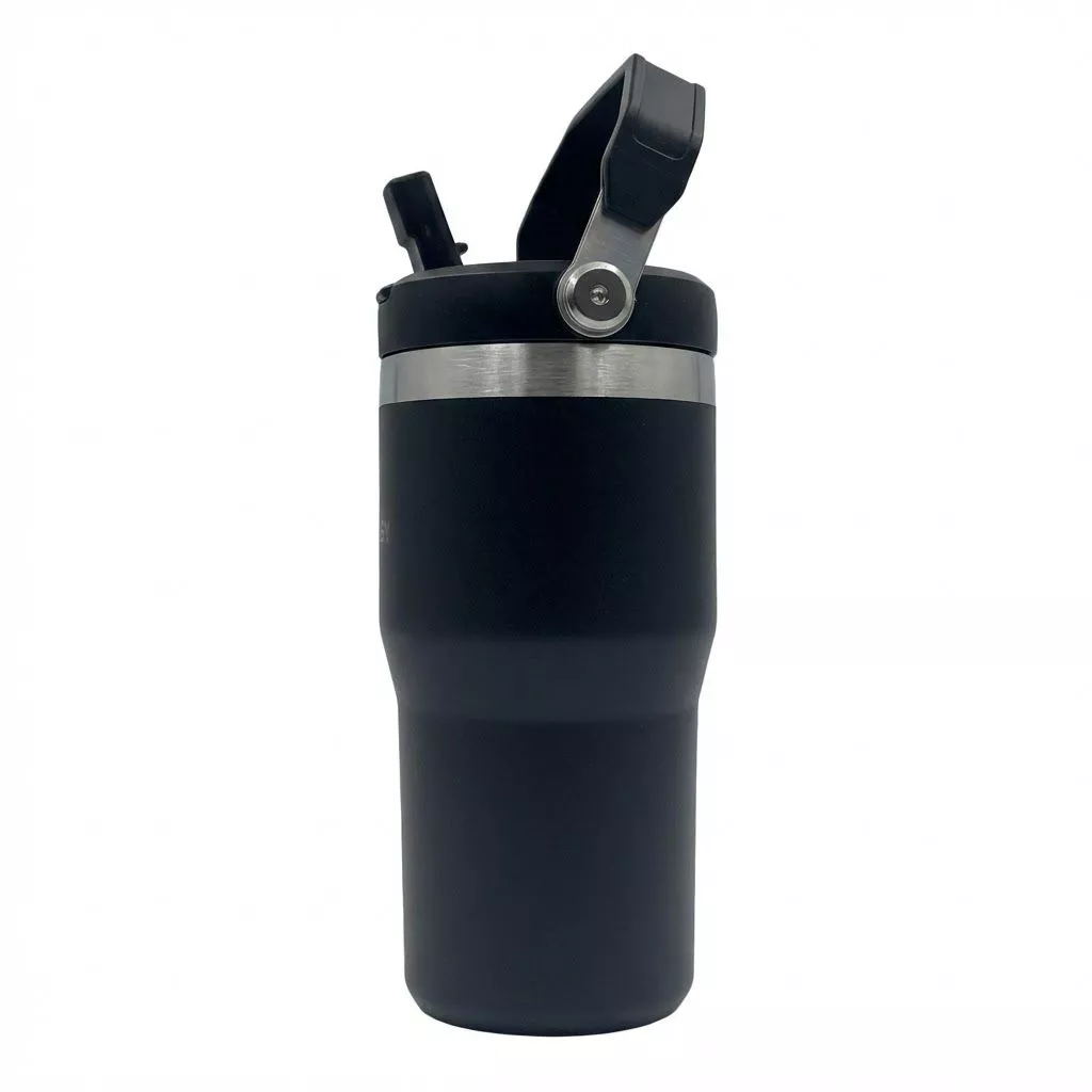 Термокружка Stanley The IceFlow Flip Straw Tumbler 591mL (черный) 10-09994-287 с доставкой по России | BreadyФото 3