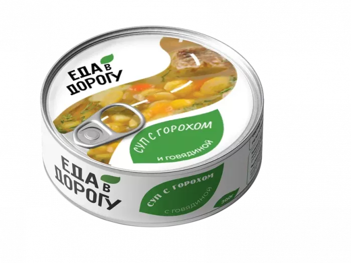 Суп гороховый с говядиной "Еда в дорогу" 300г с доставкой по России и в Казахстан | Bready