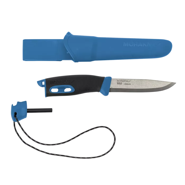 Нож Morakniv Companion Spark (S) Blue, нержавеющая сталь, 13572 с доставкой по России и в Казахстан | Bready